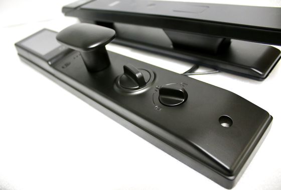 Smart Door Lock with 40-120mm Door Thickness 7.4V 4200mAh Battery and 6068/240*24mm Mortise