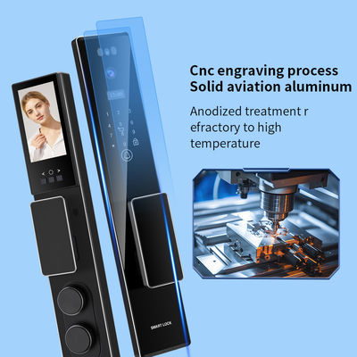 S555 Face ID Recognition Door Lock With Card Key Code Palm Tuya Wifi App For Unlock