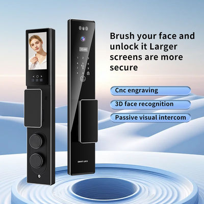 S555 Face ID Recognition Door Lock With Card Key Code Palm Tuya Wifi App For Unlock
