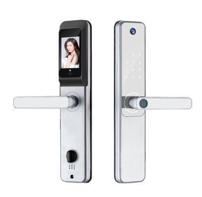 S802Pro HD Camera Inteligente Tuya Biometric Fingerprint IC Card Key Smart Home Door Lock With WiFi Connectivity