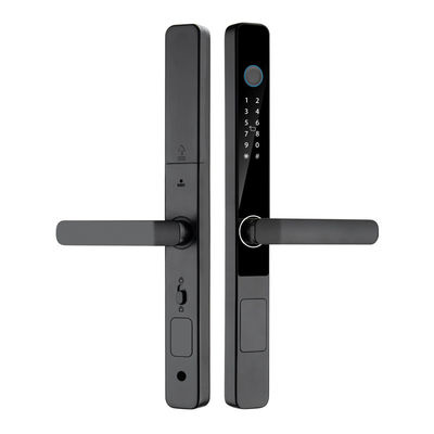 Qleung S608 Waterproof TTlock Tuya Smart Key Digital Locks Fingerprint Aluminum Electric Sliding Glass Door Home