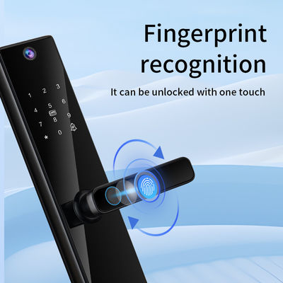 Qleung S819-2Max Tuya WiFi Fingerprint Card Key Code Smart Door Lock With Video Calling