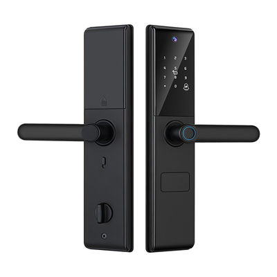 Qleung S829max Tuya Wifi APP Remote Control Camera Fingerprint Password Card Key Smart Door Lock For Home Hotel Office