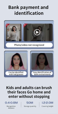 S666max 3D Face ID Recognition Door Lock With Video Calling Card Key Code Multi-unlock Ways