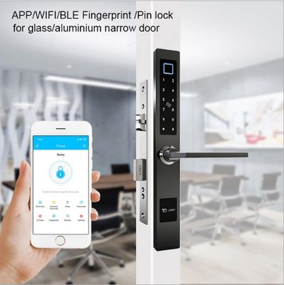 WiFi Smart Lock Fingerprint Door Lock 304 Stainless Steel