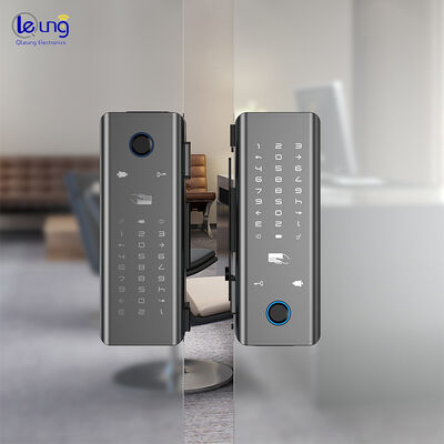 Tuya Smart Door Lock for Glass Doors with Easy Installation Fingerprint Unlock and APP Remote Control