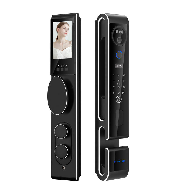 S666max 3D Face ID Recognition Door Lock With Video Calling Card Key Code Multi-unlock Ways