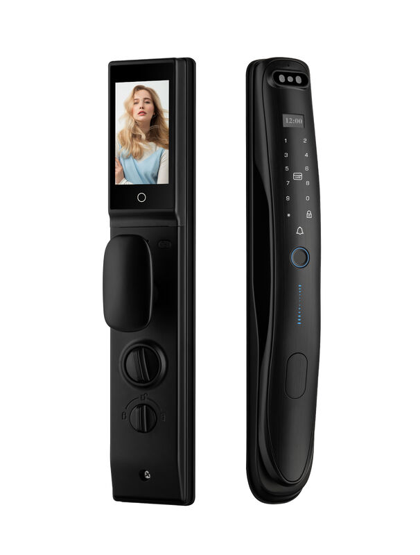S931MAX 3D Face Recognition Tuya Active Video Calling Smart Door Lock with 6068-24*240mm Mortise