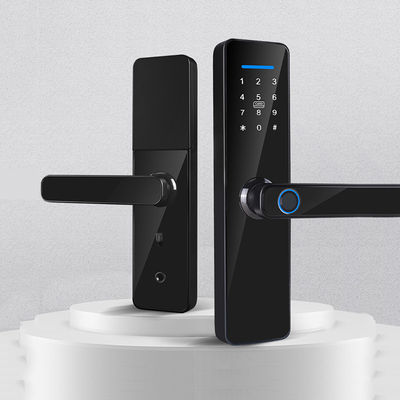 बायोमेट्रिक फिंगरप्रिंट वाईफाई लॉक Tuya Zigbee TTlock स्मार्ट डिजिटल डोर लॉक