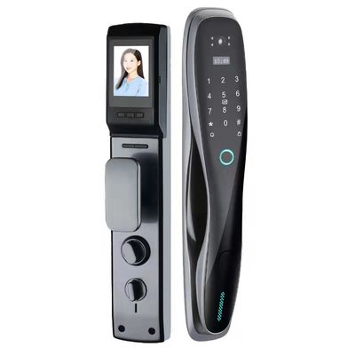 Qleung S928MAX पूर्ण स्वचालित Usmart Go वाईफाई रिमोट कंट्रोल डोरलॉक पासवर्ड बायोमेट्रिक फिंगरप्रिंट स्मार्ट डोर लॉक