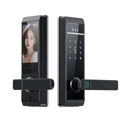 Qleung S810max नया डिज़ाइन Tuya डोर लॉक फेस पाम फिंगरप्रिंट पासवर्ड कार्ड कुंजी अनलॉक Tuya रिमोट कंट्रोल स्मार्ट होम डोर लॉक