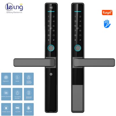 एल्यूमीनियम मिश्र धातु निर्माण और 2 साल की वारंटी के साथ आउटडोर वाटरप्रूफ स्मार्ट डोर लॉक