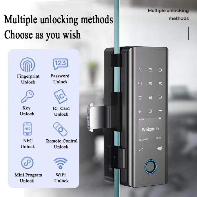 Qleung G9S Tuya Doorbell कार्ड पासवर्ड फिंगरप्रिंट डिजिटल लॉक स्मार्ट होम डोर लॉक 4